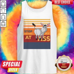 Donkey Stop Staring At My Ass Vintage Tank Top