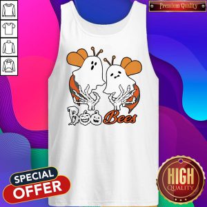 Ghost Boo Bees And Skeleton Halloween Tank Top