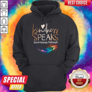 Kindness Speaks Feathers LGBT Hoodie