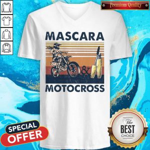 Mascara And Motocross Vintage V-neck