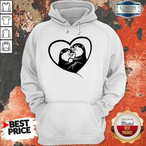 Nice Otterly In Love Otters Hoodie
