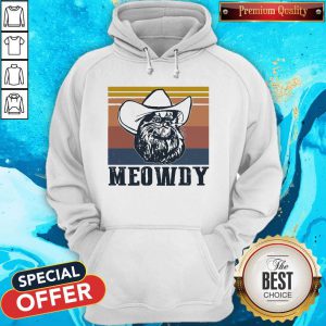 Official Meowdy Vintage Hoodie