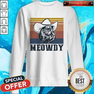 Official Meowdy Vintage Sweatshirt