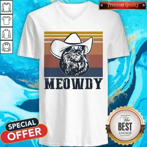 Official Meowdy Vintage V-neck