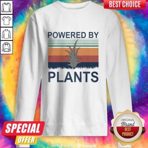 Pretty Powered By Plants Vintage Sweatshirt