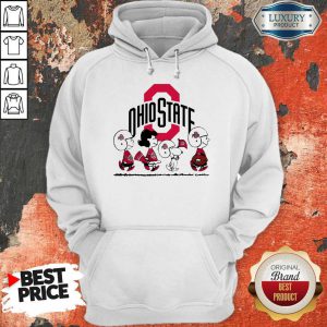 Snoopy The Peanuts Ohio State Buckeyes Hoodie