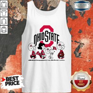 Snoopy The Peanuts Ohio State Buckeyes Tank Top