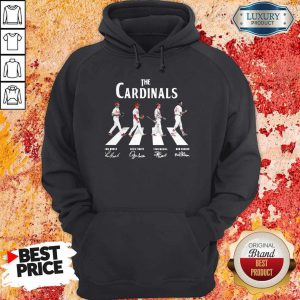The Cardinals Walking Abbey Road Signatures Hoodie