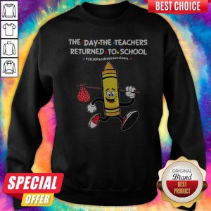 The Day The Teachers Returned To School #2020pandemicsurvivors Sweatshirt