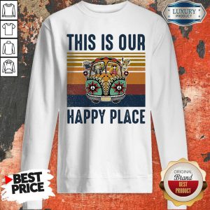 This Is Our Happy Place Hippie Animal Vintage Sweatshirt