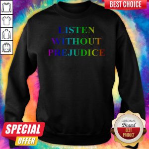 Victoria Beckham Listen Without Prejudice LGBT Sweatshirt