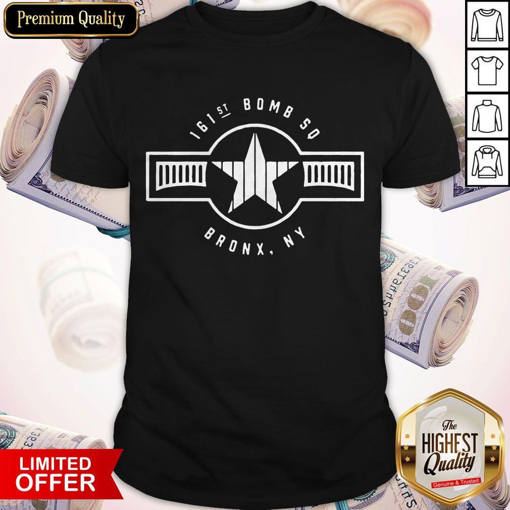 161st Bomb Squadron NY Bronx Baseball Shirt