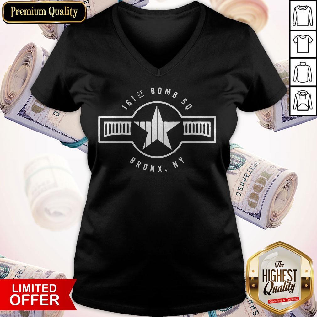 161st Bomb Squadron NY Bronx Baseball Shirt