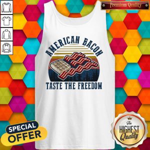 American Bacon Taste The Freedom Vintage Retro tank-top
