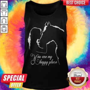 Girl Kiss Horse You Are My Happy Place tank-top