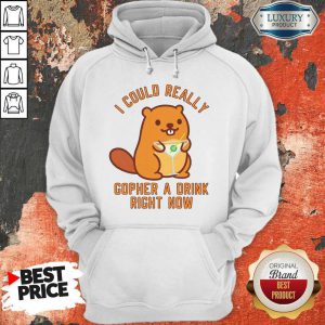 i-could-really-gopher-a-drink-right-now hoodie
