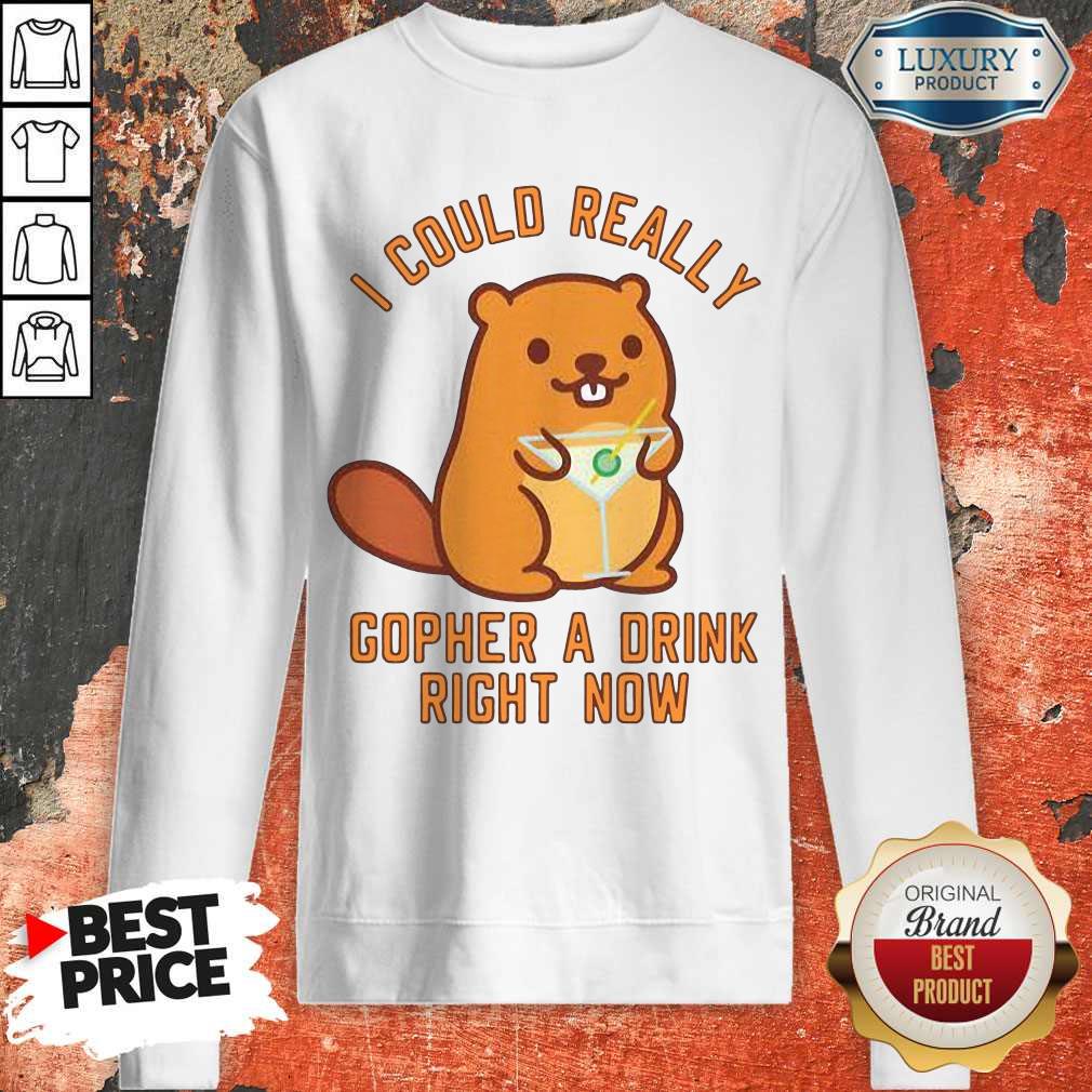 i-could-really-gopher-a-drink-right-now sweatshirt i-could-really-gopher-a-drink-right-now sweatshirt