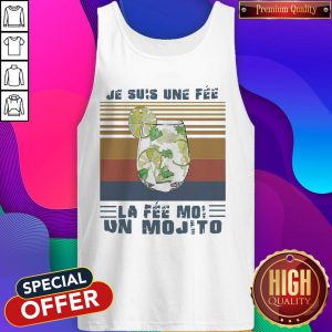 Je Suis Une Fee La Fee Moi Un Mojito Vintage tank Top
