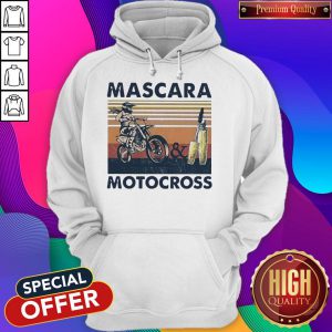 Mascara And Motocross Vintage Hoodie