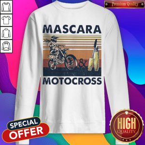 Mascara And Motocross Vintage Sweatshirt