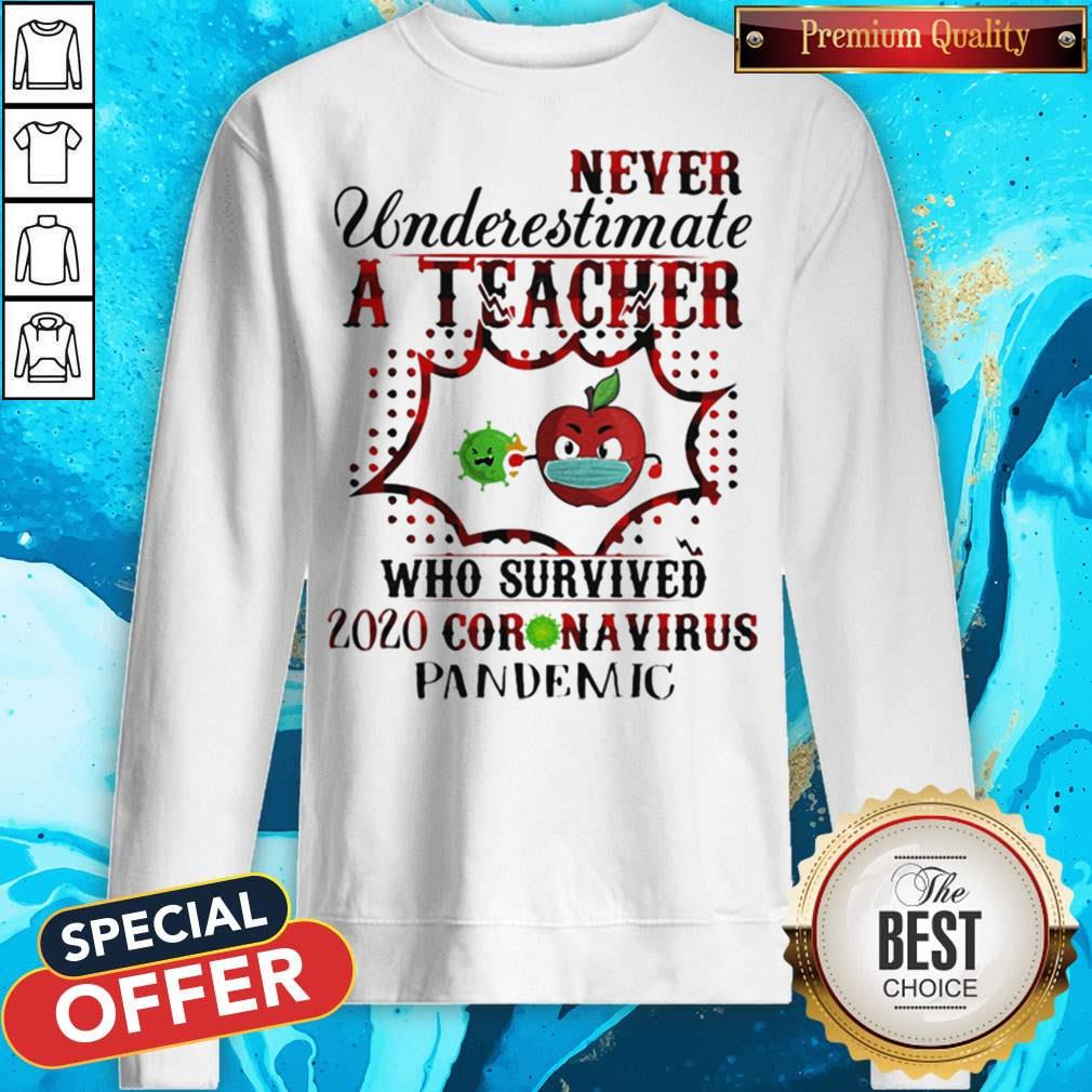 never-underestimate-a-teacher-who-survived-sweatshirt