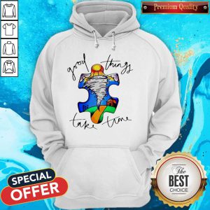 official-autism-good-things-take-time hoodie
