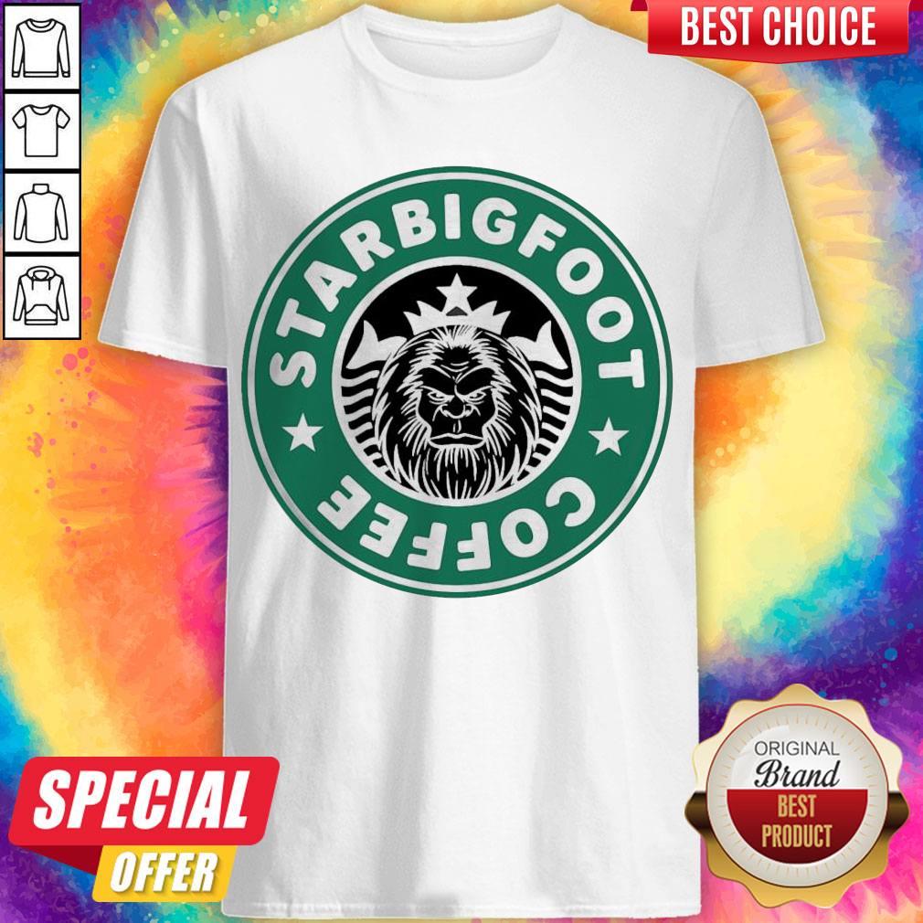 Official Starbucks Bigfoot Coffee Logo Shirt