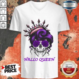 Official Sugar Skull Hallo Queen v-neck