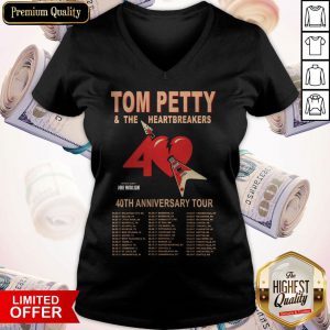 Tom Petty And The Heartbreakers 40th Anniversary Tour v-neck