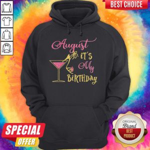 Top August It’s My Birthday Diamond hoodie