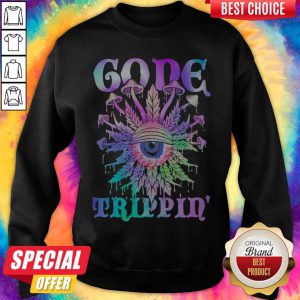 Top Mushroom Gode Trippin Colors sweatshirt