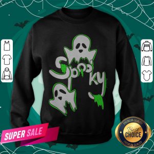 Awesome Spooky Ghosts With Green Slime Sweatshirt