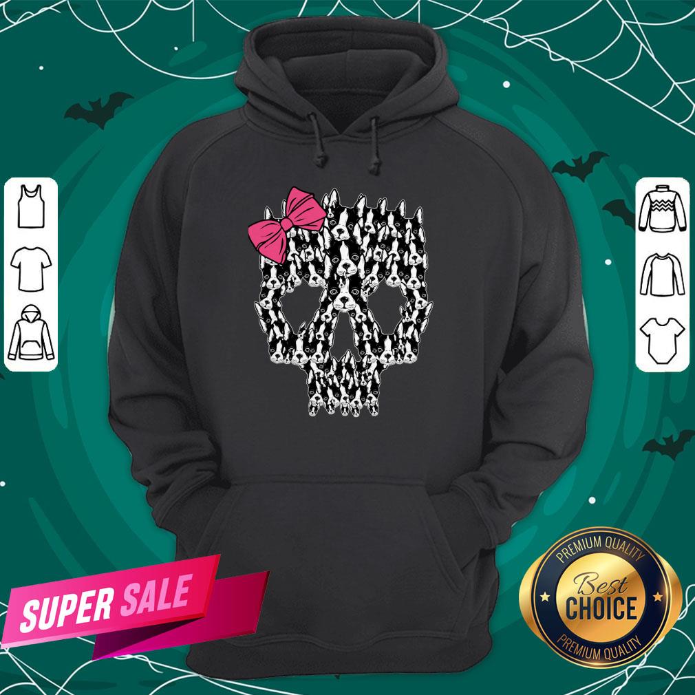 Boston Terrier Sugar Skull Day Of The Dead Muertos Shirt Boston Terrier Sugar Skull Day Of The Dead Muertos Hoodie