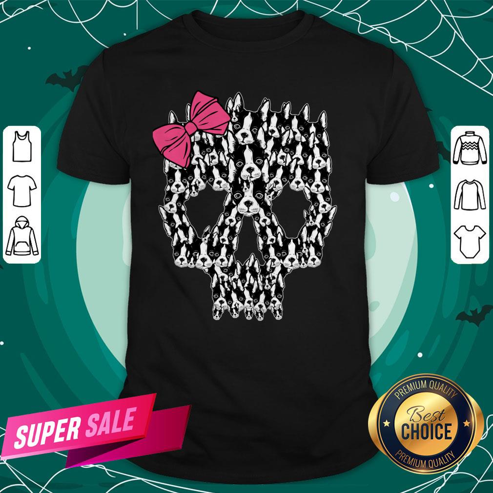 Boston Terrier Sugar Skull Day Of The Dead Muertos Shirt Boston Terrier Sugar Skull Day Of The Dead Muertos Shirt