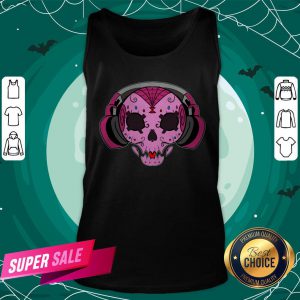 Calacas Pink Dia De Los Muertos Day Of Dead Tank Top