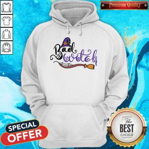 Cute Bad Witch Happy Halloween Day Hoodie