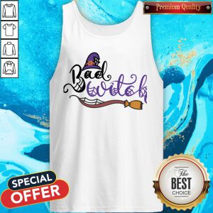 Cute Bad Witch Happy Halloween Day Tank Top