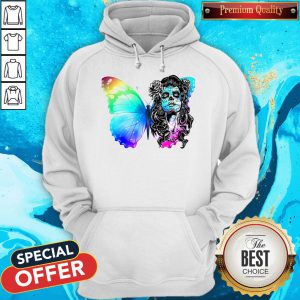 Day Of Dead Dia De Muertos Sugar Skull Dark Butterfly Hoodie
