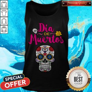 Day Of The Dead Dia De Muertos Sugar Skull Tank Top