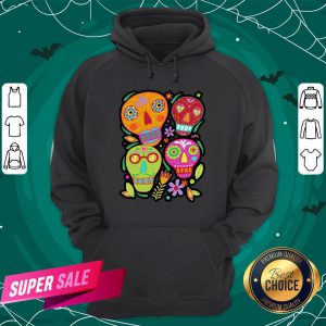 Day Of The Dead Dia De Muertos Sugar Skulltastic Hoodie
