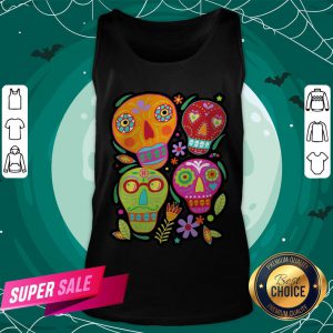 Day Of The Dead Dia De Muertos Sugar Skulltastic Tank Top