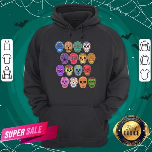 Dia De Los Muertos Day Dead Sugar Skull Colorful Hoodie