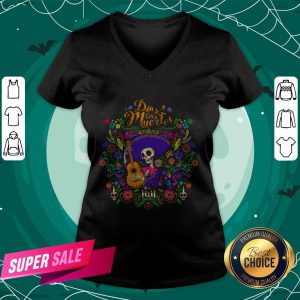 Dia De Los Muertos Mexican Holiday V-neck