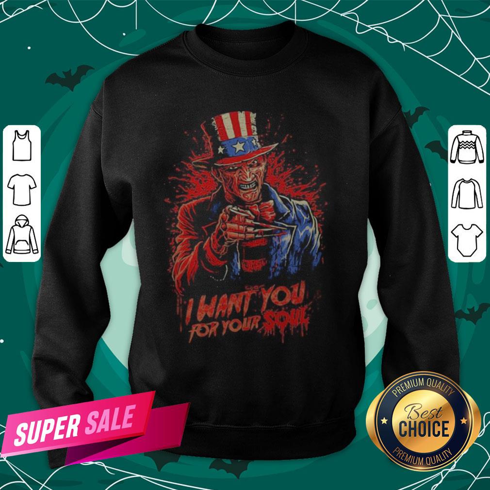 Halloween Freddy Krueger I Want You For Your Soul Shirt