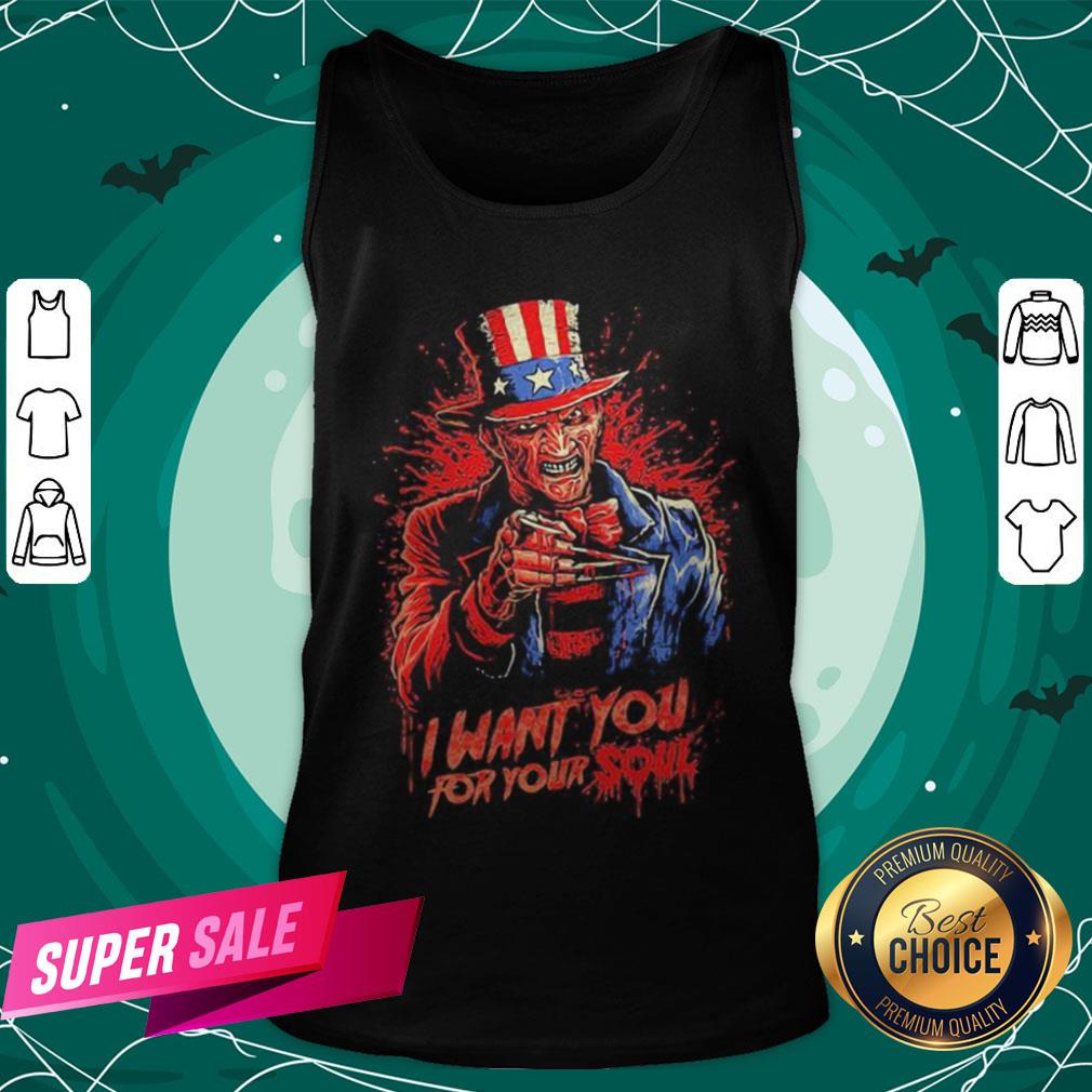 Halloween Freddy Krueger I Want You For Your Soul Shirt
