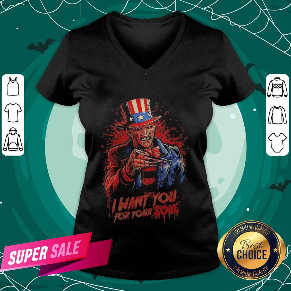 Halloween Freddy Krueger I Want You For Your Soul Shirt