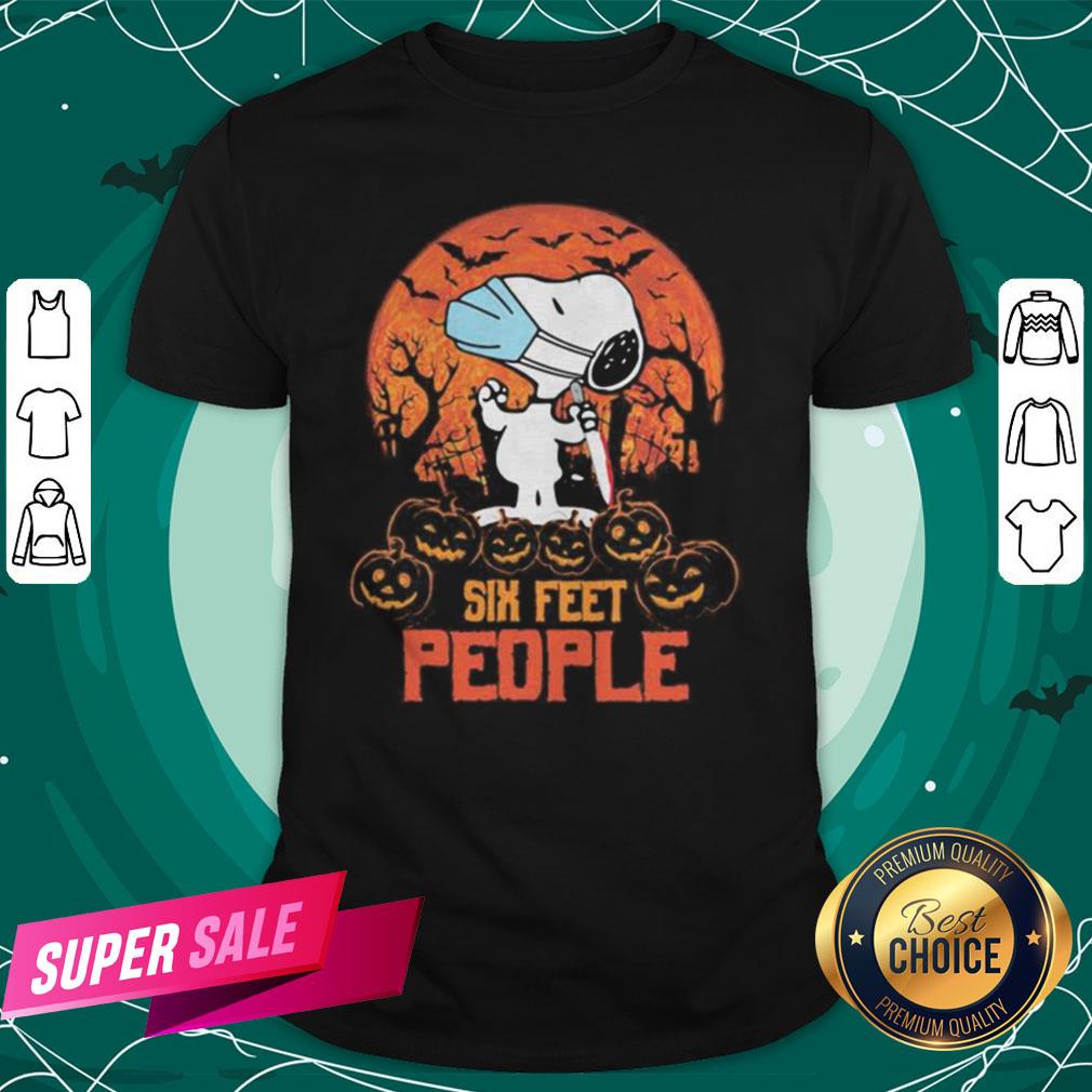 Halloween Snoopy Six Feet People Pumpkins Shirt