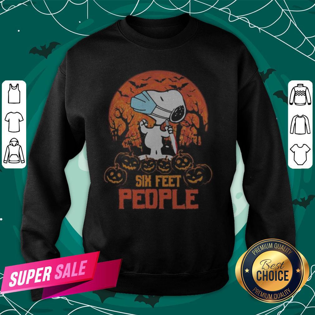 Halloween Snoopy Six Feet People Pumpkins Shirt