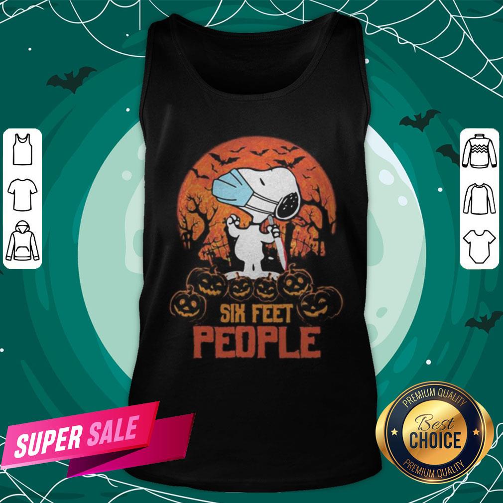 Halloween Snoopy Six Feet People Pumpkins Shirt
