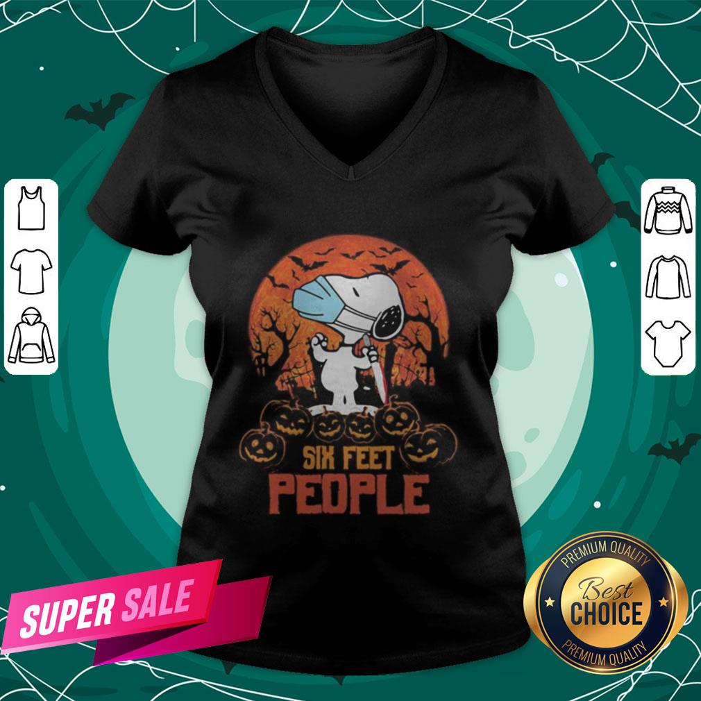 Halloween Snoopy Six Feet People Pumpkins Shirt